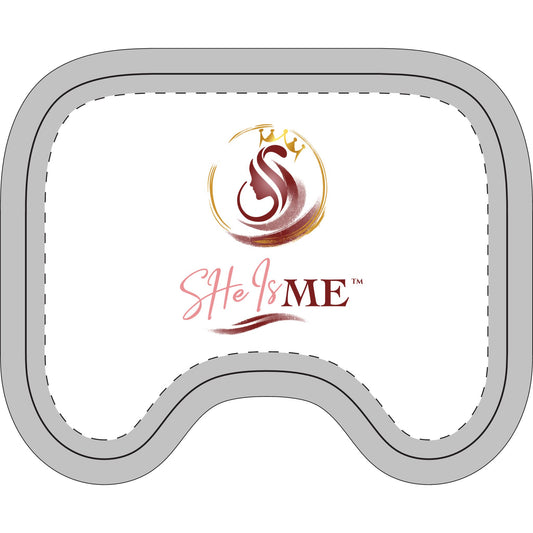 She Is Me™ Toilet Three-Piece Set – Feminine Bathroom Mat & Lid Cover Set