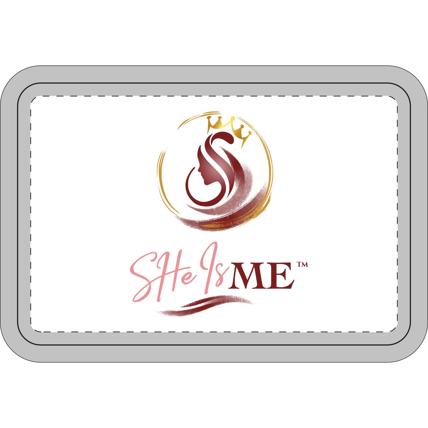 She Is Me™ Toilet Three-Piece Set – Feminine Bathroom Mat & Lid Cover Set