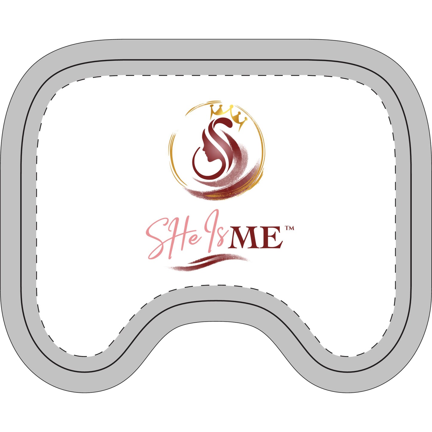 She Is Me™ Toilet Three-Piece Set – Feminine Bathroom Mat & Lid Cover Set