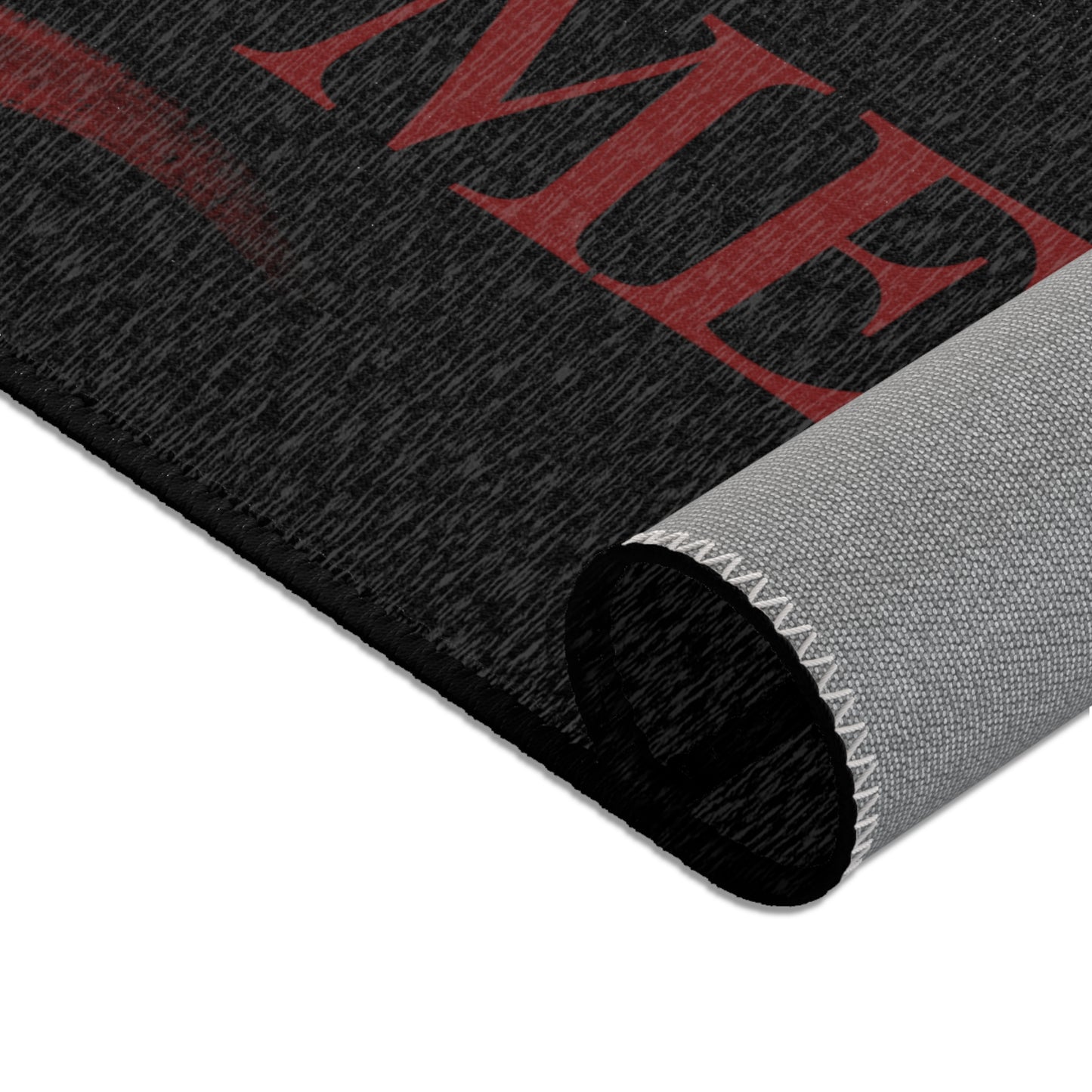 She Is Me Flame Logo Area Rug — Inspirational Decorative Accent Rug