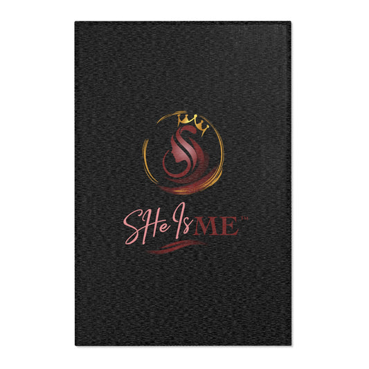 She Is Me Flame Logo Area Rug — Inspirational Decorative Accent Rug