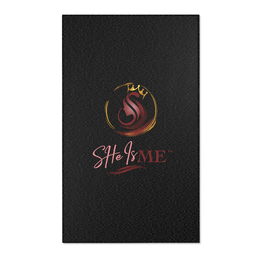 She Is Me Flame Logo Area Rug — Inspirational Decorative Accent Rug