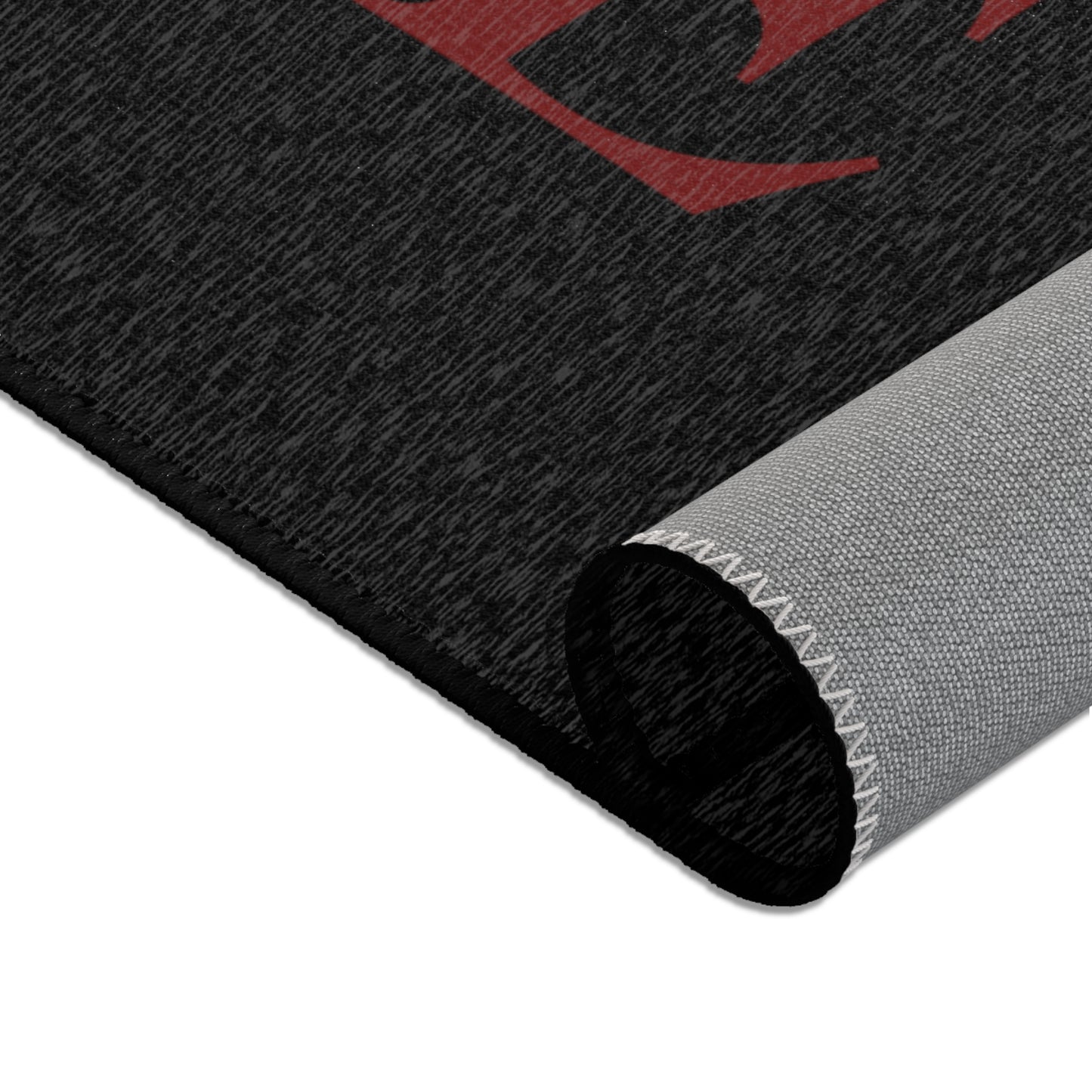 She Is Me Flame Logo Area Rug — Inspirational Decorative Accent Rug