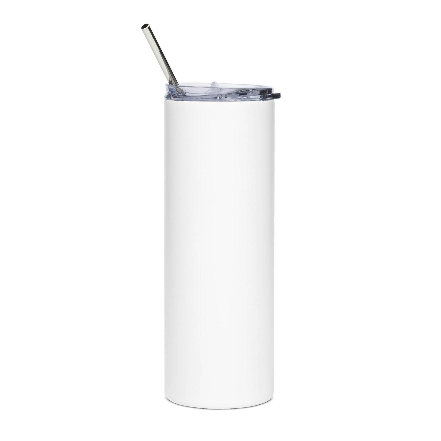 20oz Stainless Tumbler — 'She Is Mine' Rose Gold Script Bridal Couple Tumbler