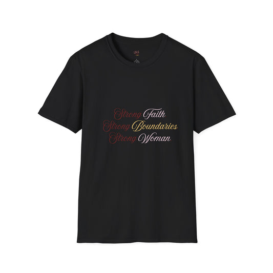 Faith, Boundaries, Woman Tee
